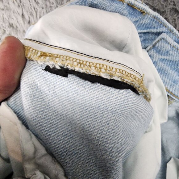 Zara Jeans Womens 6 Light Wash High Rise Wide Leg - Picture 11 of 12